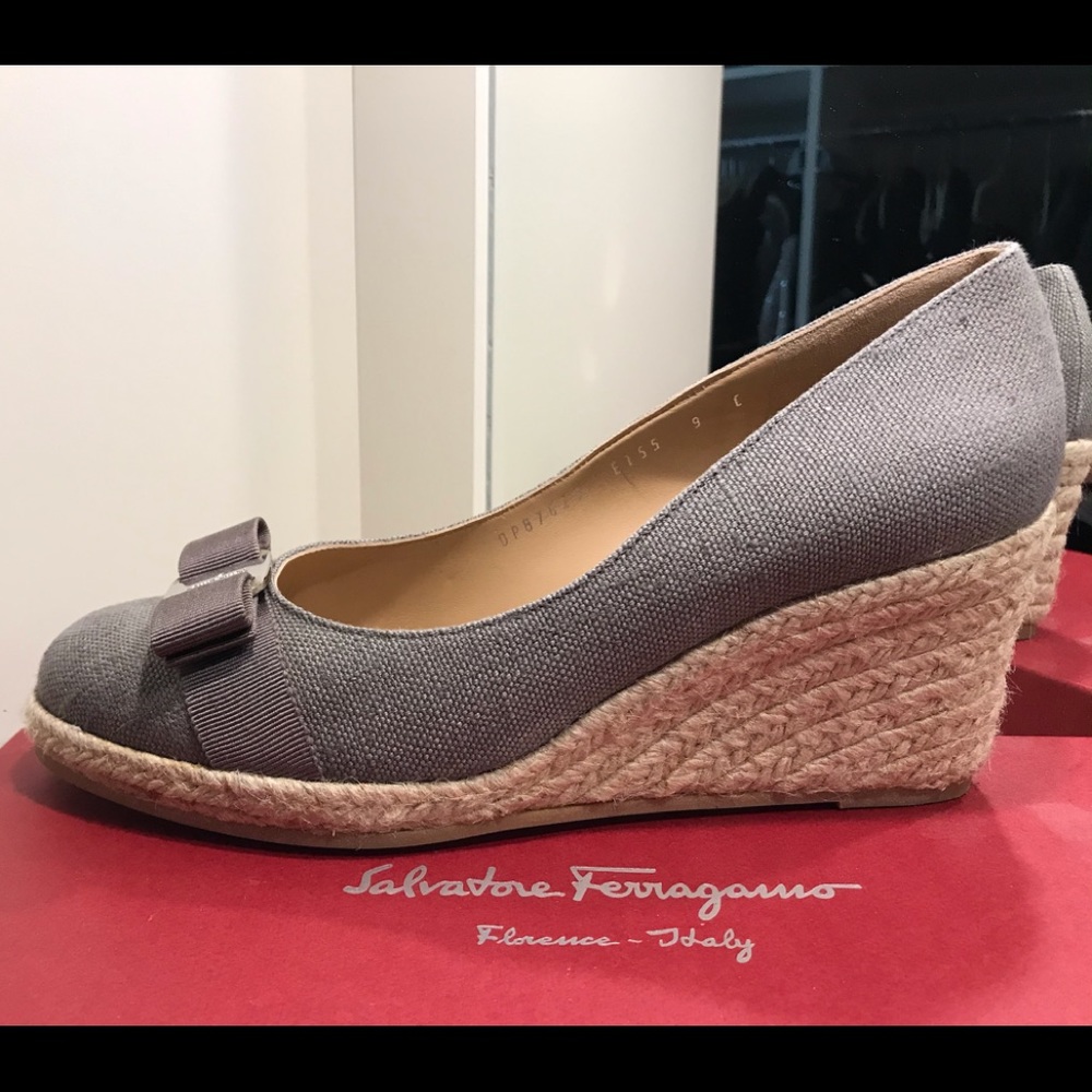 Salvatore Ferragamo Espadrille Wedge